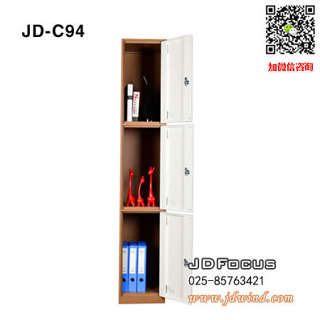 南京单三门更衣柜JD-C94钢柜,南京咖白单三门更衣柜JD-C94,南京钢制三门更衣柜JD-C94
