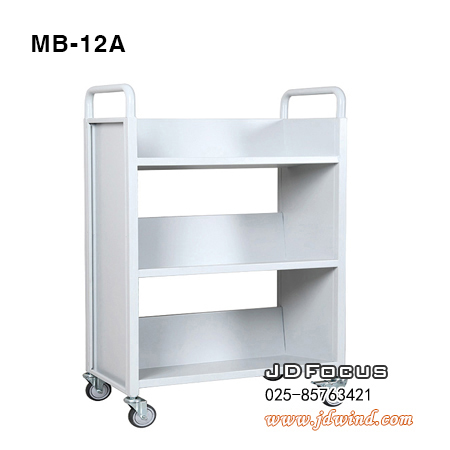 南京书车MB-12A设计,南京档案推车MB-12A定制,南京档案车推车MB-12A