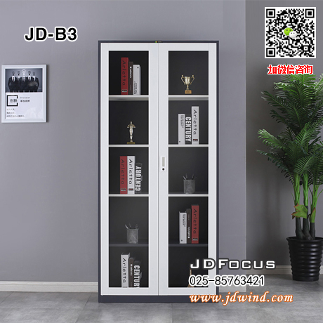 南京套色钢柜JD-B3，南京通玻文件柜JD-B3套色钢柜，南京灰白套色文件柜钢柜JD-B3